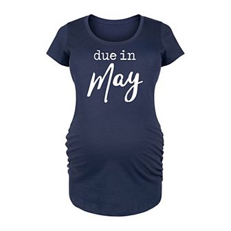 Maternity Due In May Graphic Tee
