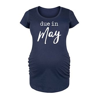 Maternity Due In May Graphic Tee