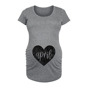 Maternity Heart April Graphic Tee