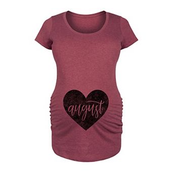 Maternity Heart August Graphic Tee