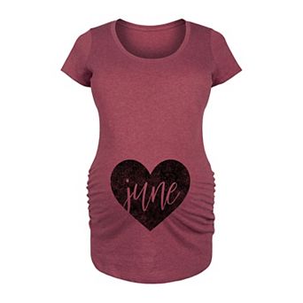 Maternity Heart June Graphic Tee