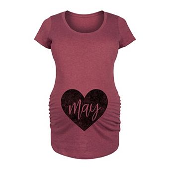 Maternity Heart May Graphic Tee