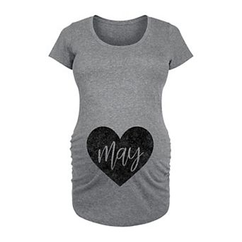 Maternity Heart May Graphic Tee
