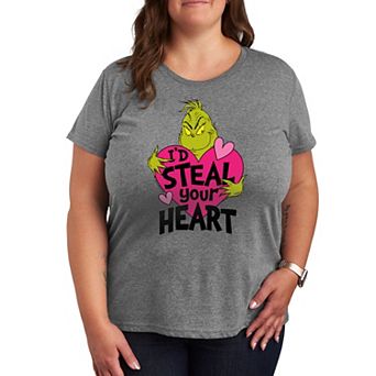 Plus Grinch I'd Steal Your Heart Graphic Tee