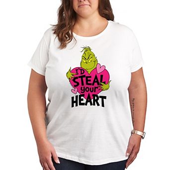 Plus Grinch I'd Steal Your Heart Graphic Tee