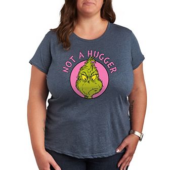 Plus Grinch Not A Hugger Graphic Tee