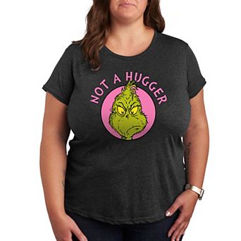 Plus Grinch Not A Hugger Graphic Tee