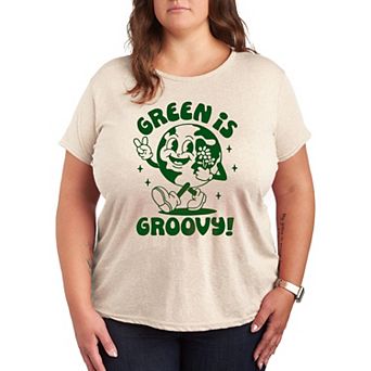 Plus Green is Groovy Graphic Tee