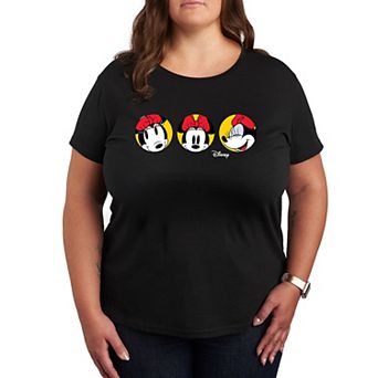 Disney's Minnie Mouse Plus Polka Dot Grid Graphic Tee