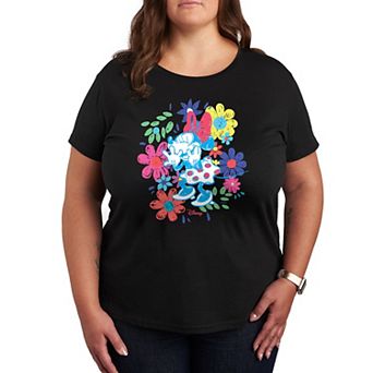 Disney's Minnie Mouse Plus Flowers Graphic Tee