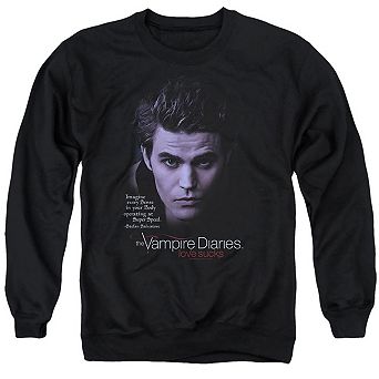 Vampire Diaries Sense Your Body Adult Crewneck Sweatshirt