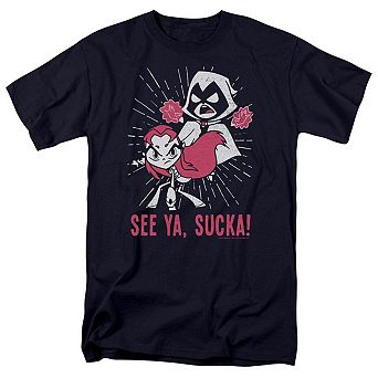 Teen Titans Go Suckas Short Sleeve Adult T-shirt