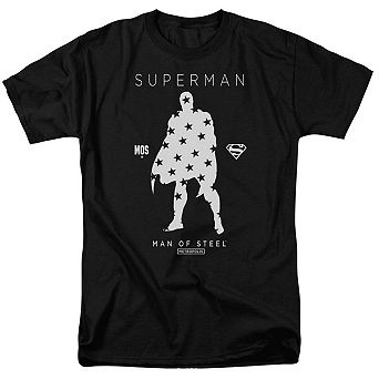 Superman Star Silhouette Short Sleeve Adult T-shirt