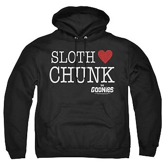The Goonies Sloth Heart Chunk Adult Pull Over Hoodie