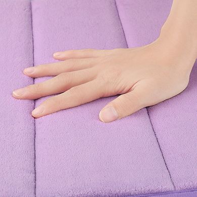 Non Slip Thick Soft Bathroom Mat Quick Dry Anti Skid Bath Rugs Absorbent Machine Washable, 16" X 24"