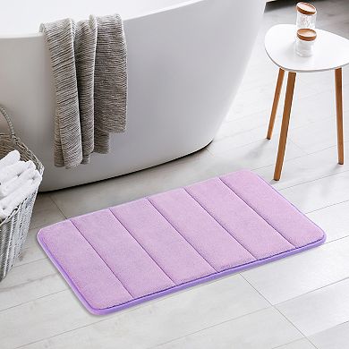 Non Slip Thick Soft Bathroom Mat Quick Dry Anti Skid Bath Rugs Absorbent Machine Washable, 16" X 24"