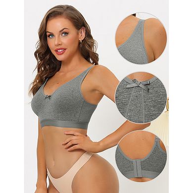 Women's Wirefree Padded Adjustable Straps Full Coverage Push Up Bras