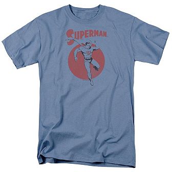 Superman Vintage Sphere Short Sleeve Adult T-shirt