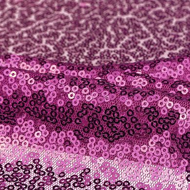 Wedding Decorative Sparkly Sequin Glitz Glitter Table Runner 1 Pack 12" X 71"