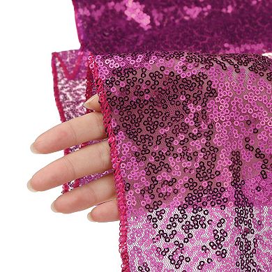 Wedding Decorative Sparkly Sequin Glitz Glitter Table Runner 1 Pack 12" X 71"