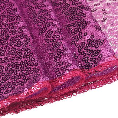 Wedding Decorative Sparkly Sequin Glitz Glitter Table Runner 1 Pack 12" X 71"