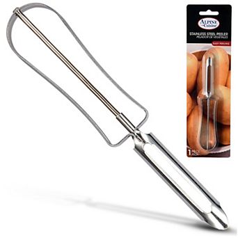 Alpine Cuisine Stainless Steel Vegetable Peelers 5.5" For Kitchen, Carrot & Fruit, Dishwasher Safety