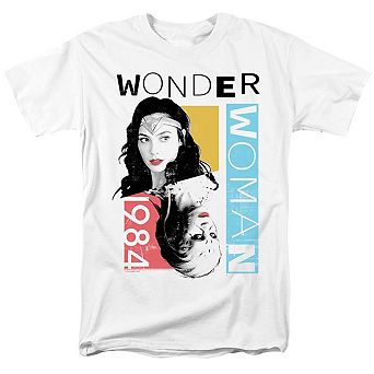 Wonder Woman 84 Color Blocks Short Sleeve Adult T-shirt