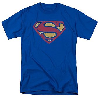 Superman Super Rough Short Sleeve Adult T-shirt