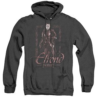 The Hobbit Elrond Stare Adult Heather Hoodie