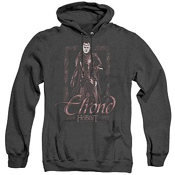 The Hobbit Elrond Stare Adult Heather Hoodie