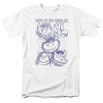 Where The Wild Things Are Wild Sketch Short Sleeve Adult T-shirt