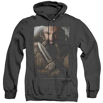The Hobbit Dwalin Adult Heather Hoodie