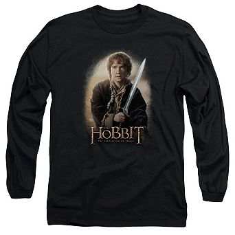 The Hobbit Bilbo And Sting Long Sleeve Adult T-shirt