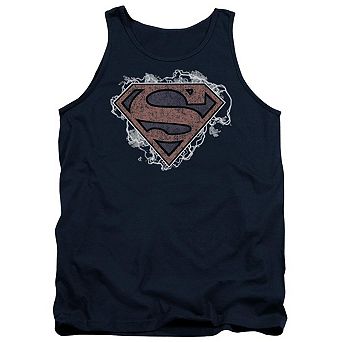 Superman Storm Cloud Adult Tank Top