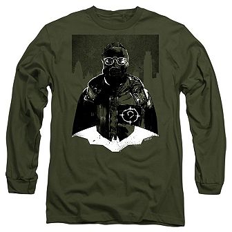 The Batman Noir Riddler Long Sleeve Adult T-shirt