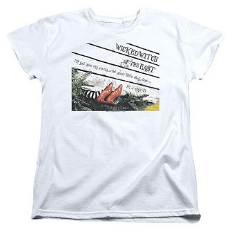 Wizard Of Oz Size 7 Short Sleeve Womens T-shirt