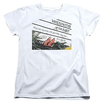 Wizard Of Oz Size 7 Short Sleeve Womens T-shirt