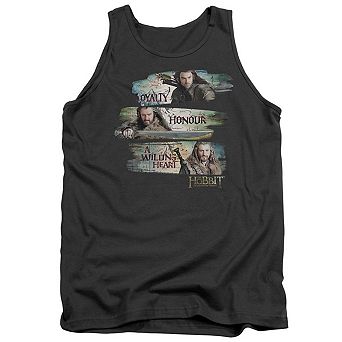 The Hobbit Loyalty And Honour Adult Tank Top
