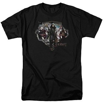 The Hobbit Three Dwarves Short Sleeve Adult T-shirt