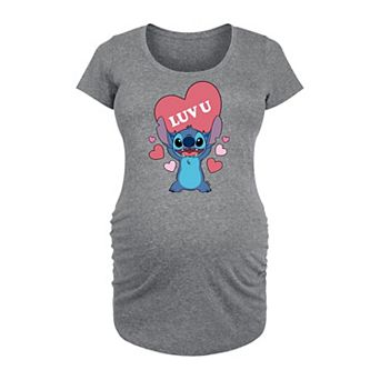 Disney's Lilo & Stitch Maternity Luv U Heart Graphic Tee