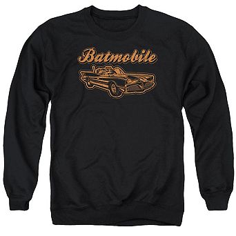 Batman Batmobile Adult Crewneck Sweatshirt