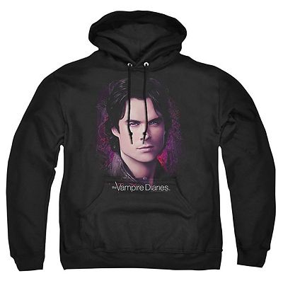 Vampire Diaries Compelling Adult Pull Over Hoodie