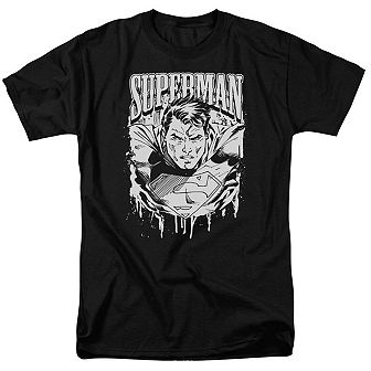 Superman Super Metal Short Sleeve Adult T-shirt