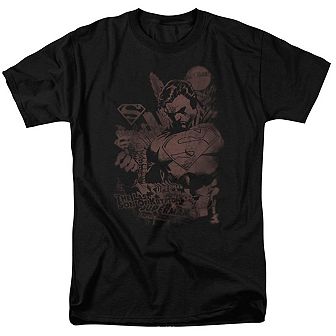 Superman Somber Power Short Sleeve Adult T-shirt