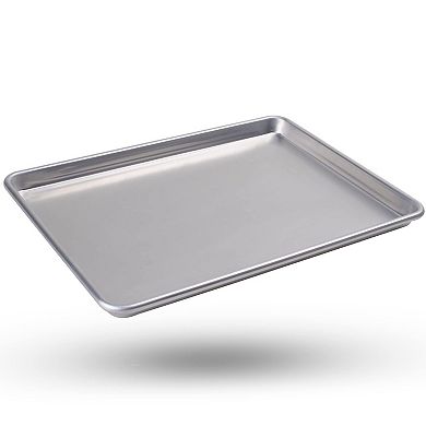 Alpine Cuisine Professional Full Aluminum Cookie Sheet 18x26-inch - Rimmed Baking Sheets For Oven