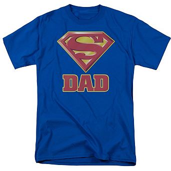 Superman Super Dad Short Sleeve Adult T-shirt