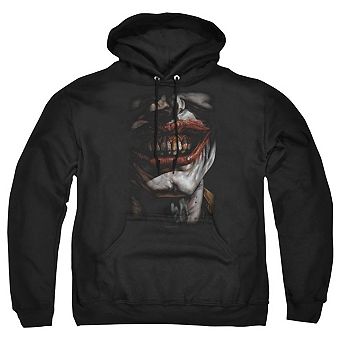 Batman Smile Of Evil Adult Pull Over Hoodie