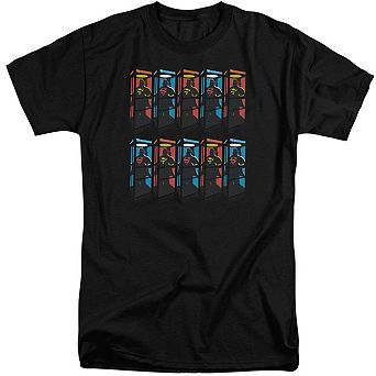 Superman Super Booths Short Sleeve Adult Tall T-shirt