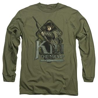 The Hobbit Kili Long Sleeve Adult T-shirt