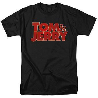 Tom And Jerry Movie Movie Logo Short Sleeve Adult T-shirt
